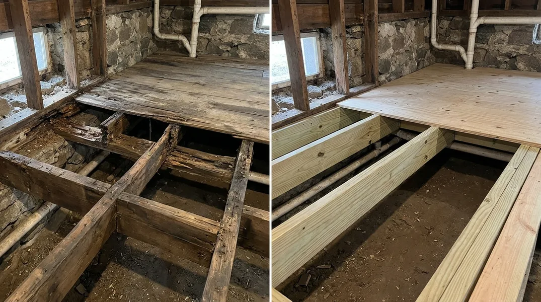 Sagging Floors in Old Bridgeport Homes: Causes, Fixes and Real Costs